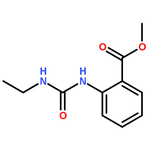 Benzoic acid, 2-[[(ethylamino)carbonyl]amino]-, methyl ester