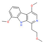 4,8-Dimethoxy-1-(2-methoxyethyl)-9H-pyrido[3,4-b]indole