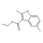 3-Benzofurancarboxylicacid, 5-fluoro-2-methyl-, ethyl ester