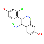 Phenol, 3,5-dichloro-4-[1,2-diamino-2-(2-fluoro-4-hydroxyphenyl)ethyl]-