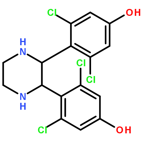 Phenol, 4,4'-(2,3-piperazinediyl)bis[3,5-dichloro-