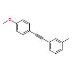 Benzene, 1-[(4-methoxyphenyl)ethynyl]-3-methyl-