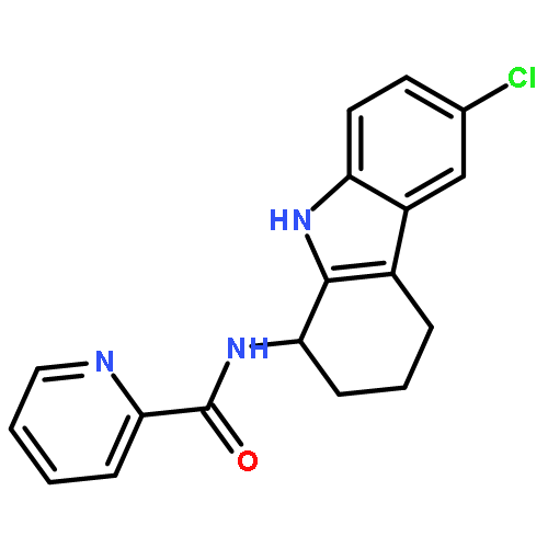 2-Pyridinecarboxamide,N-[(1R)-6-chloro-2,3,4,9-tetrahydro-1H-carbazol-1-yl]-