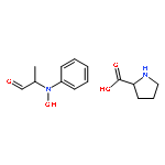 L-Proline, compd. with (2S)-2-(hydroxyphenylamino)propanal (1:1)