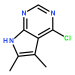 4-chloro-5,6-dimethyl-7H-Pyrrolo[2,3-d]pyrimidine