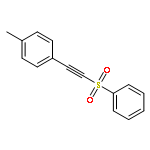 Benzene, 1-methyl-4-[(phenylsulfonyl)ethynyl]-