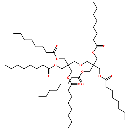 Octanoic acid,2-[[3-[(1-oxooctyl)oxy]-2,2-bis[[(1-oxooctyl)oxy]methyl]propoxy]methyl]-2-[[(1-oxooctyl)oxy]methyl]-1,3-propanediylester