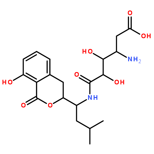 3-AMINO-4,5-DIHYDROXY-5-[[1-(8-HYDROXY-1-OXO-ISOCHROMAN-3-YL)-3-METHYL-BUTYL]CARBAMOYL]PENTANOIC ACID