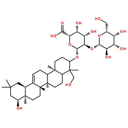 (5xi,9xi,18alpha,22alpha)-22,23-dihydroxyolean-12-en-3-yl 2-O-beta-D-glucopyranosyl-beta-D-galactopyranosiduronic acid