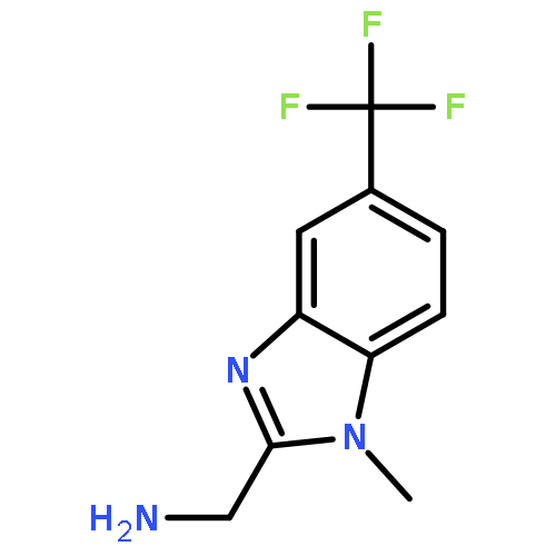 1H-Benzimidazole-2-methanamine,1-methyl-5-(trifluoromethyl)-