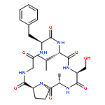 CYCLO(L-ALANYL-L-PROLYLGLYCYL-L-PHENYLALANYL-L-VALYL-L-SERYL)