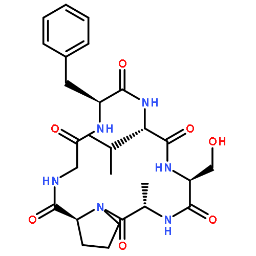 CYCLO(L-ALANYL-L-PROLYLGLYCYL-L-PHENYLALANYL-L-VALYL-L-SERYL)