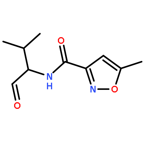 3-Isoxazolecarboxamide, N-[(1S)-1-formyl-2-methylpropyl]-5-methyl-