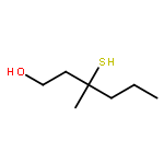 1-Hexanol, 3-mercapto-3-methyl-, (3R)-