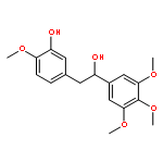 5-[(2R)-2-hydroxy-2-(3,4,5-trimethoxyphenyl)ethyl]-2-methoxyphenol