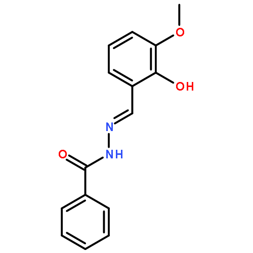 Benzoic acid, [(2-hydroxy-3-methoxyphenyl)methylene]hydrazide