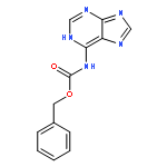 CARBAMIC ACID, 1H-PURIN-6-YL-, PHENYLMETHYL ESTER