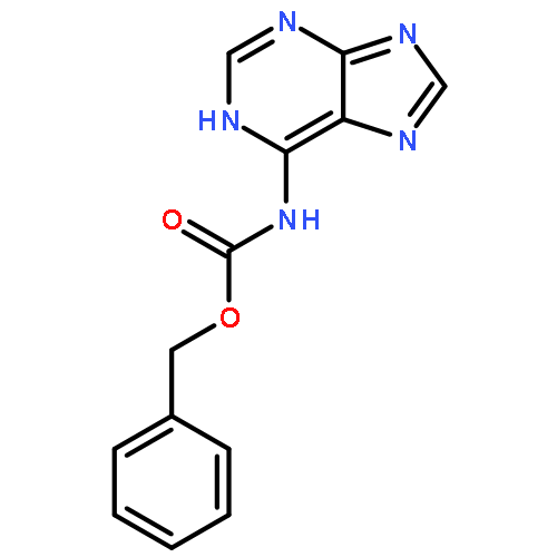 CARBAMIC ACID, 1H-PURIN-6-YL-, PHENYLMETHYL ESTER