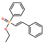 Phosphinic acid, phenyl[(1E)-2-phenylethenyl]-, ethyl ester