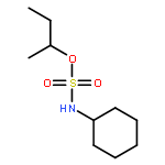 Sulfamic acid, cyclohexyl-, 1-methylpropyl ester