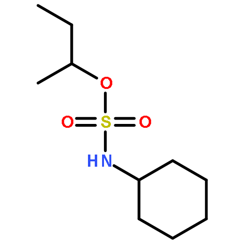 Sulfamic acid, cyclohexyl-, 1-methylpropyl ester