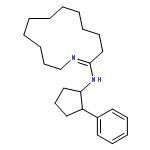 (1E)-N-[(1R,2R)-2-phenylcyclopentyl]azacyclotridec-1-en-2-amine