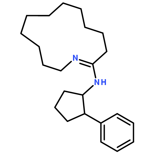 (1E)-N-[(1R,2R)-2-phenylcyclopentyl]azacyclotridec-1-en-2-amine