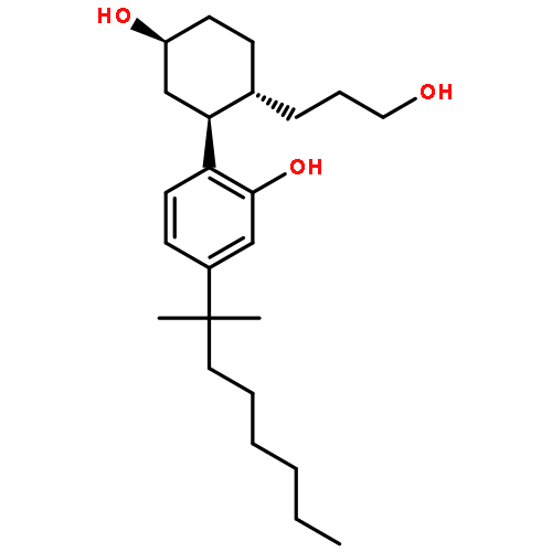 CP 55,940;(-)-CIS-3-[2-HYDROXY-4-(1,1-DIMETHYLHEPTYL)PHENYL]-TRANS-4-(3-HYDROXYPROPYL)CYCLOHEXANOL