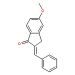 1H-Inden-1-one, 2,3-dihydro-5-methoxy-2-(phenylmethylene)-, (2E)-