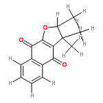 (+-)-2,3,3-Trimethyl-2,3-dihydro-naphtho[2,3-b]furan-4,9-chinon