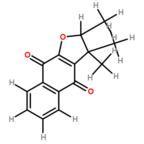 (+-)-2,3,3-Trimethyl-2,3-dihydro-naphtho[2,3-b]furan-4,9-chinon