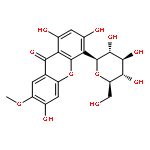 4-beta-D-glucopyranosyl-1,3,6-trihydroxy-7-methoxy-9H-xanthen-9-one