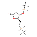 3,5-Di-O-(tert-butyldimethylsilyl)-2-deoxy-D-ribonolactone