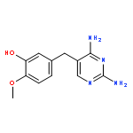 5-[(2,4-Diamino-5-pyrimidinyl)methyl]-2-methoxyphenol