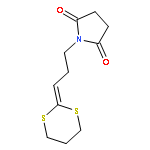 2,5-Pyrrolidinedione, 1-[3-(1,3-dithian-2-ylidene)propyl]-