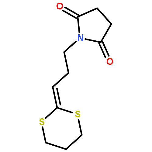 2,5-Pyrrolidinedione, 1-[3-(1,3-dithian-2-ylidene)propyl]-