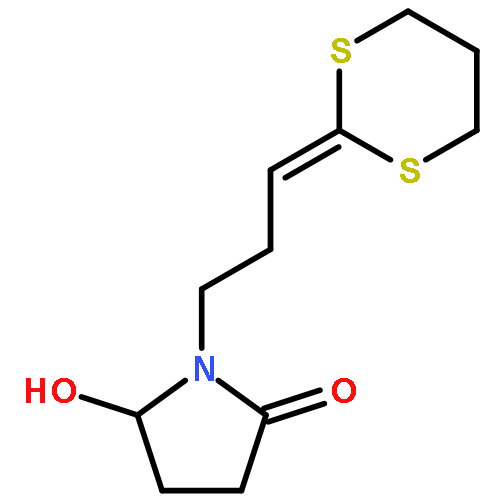 2-Pyrrolidinone, 1-[3-(1,3-dithian-2-ylidene)propyl]-5-hydroxy-