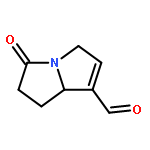 1H-Pyrrolizine-7-carboxaldehyde, 2,3,5,7a-tetrahydro-3-oxo-