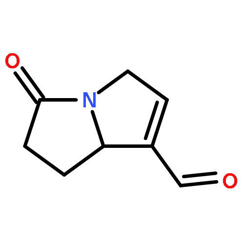 1H-Pyrrolizine-7-carboxaldehyde, 2,3,5,7a-tetrahydro-3-oxo-