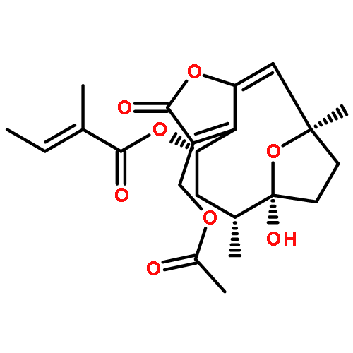 8α-Tigloyloxyhirsutinolide 13-O-acetate