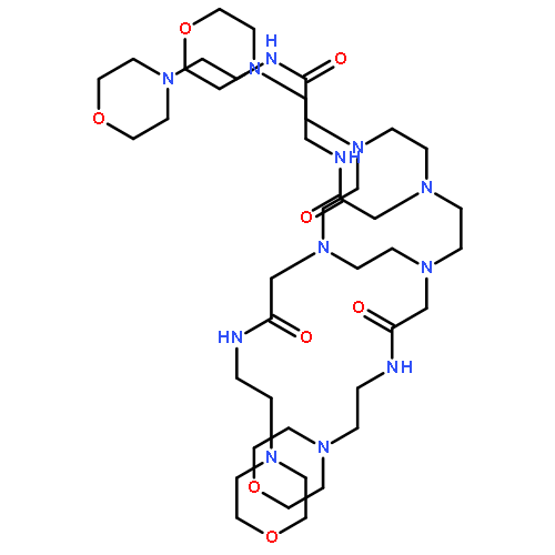 1,4,7,10-Tetraazacyclododecane-1,4,7,10-tetraacetamide,N,N',N'',N'''-tetrakis[2-(4-morpholinyl)ethyl]-