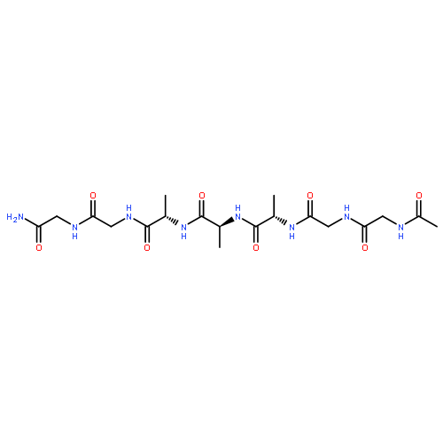 Glycinamide, N-acetylglycylglycyl-L-alanyl-L-alanyl-L-alanylglycyl-