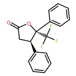 2(3H)-Furanone, dihydro-4,5-diphenyl-5-(trifluoromethyl)-, (4R,5R)-rel-