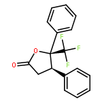 2(3H)-Furanone, dihydro-4,5-diphenyl-5-(trifluoromethyl)-, (4R,5S)-rel-