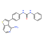 Urea, N-[4-(4-aminothieno[3,2-c]pyridin-3-yl)phenyl]-N'-phenyl-