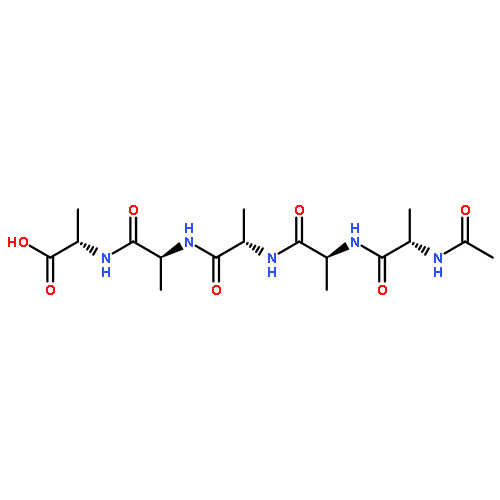 L-Alanine, N-[N-[N-[N-(N-acetyl-L-alanyl)-L-alanyl]-L-alanyl]-L-alanyl]-