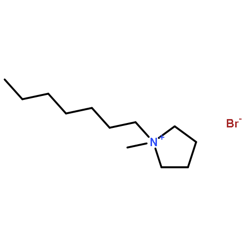 Pyrrolidinium, 1-heptyl-1-methyl-, bromide