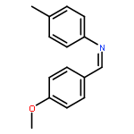 Benzenamine, N-[(4-methoxyphenyl)methylene]-4-methyl-, (Z)-