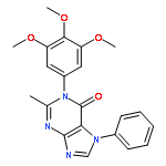 6H-Purin-6-one,1,7-dihydro-2-methyl-7-phenyl-1-(3,4,5-trimethoxyphenyl)-