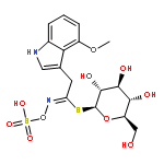 b-D-Glucopyranose, 1-thio-,1-[4-methoxy-N-(sulfooxy)-1H-indole-3-ethanimidate]
